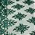Tule Bordado Spangle Shine Verde - Imagem 1