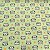 Soft Estampado Gatinho Fundo Verde Claro - Imagem 1