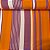 Viscose Estampada Listrado Laranja, Lilás e Branco - Imagem 1