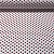 Poliviscose Estampado Fundo Branco Corações Vermelhos - Imagem 2