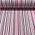 Poliviscose Estampado Listrado Cinza e Rosa - Imagem 2