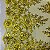 Tule Bordado Spangle Shine Amarelo - Imagem 3