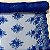 Tule Bordado Cord Spangle Shine Azul Royal - Imagem 3