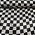 Cetim Estampado Quadriculado Preto e Branco - Imagem 1