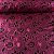 Lame Estampado Floral Rosa e Preto - Imagem 2