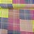 Viscose Estampada Quadriculado Colorido - Imagem 1