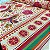 Viscose Digital Nacional Barrado Com Floral e Araras Coloridas - Imagem 1