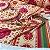 Viscose Digital Nacional Barrado Com Floral e Araras Coloridas - Imagem 2