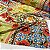 Viscose Digital Nacional Quadriculados Coloridos com Flores e Frutas - Imagem 2