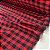 Flanela Xadrez Puro Algodão Xadrez Classico Vermelho e Preto - Imagem 3