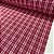 Tricoline Fio Tinto Oxford Xadrez Tons Vermelho - Imagem 3