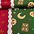 Oxford Estampado de Natal Barrado Vermelho com Biscoitos - Imagem 3