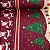 Oxford Natalino Shine Barrado com Motivos Natalinos, Árvores e Papai Noel - Imagem 2