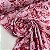 Crepe Chiffon Estampado Fundo Rosa Clarinho com Florzinhas Pink - Imagem 1