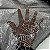 Organza Halloween Fundo Preto com Teias Pratas - Imagem 3