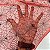 Organza Halloween Fundo Vermelho com Teias Pretas - Imagem 3