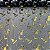 Organza Halloween Fundo Preto com Gato, Morcego e Chapéu Dourado - Imagem 2