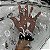 Organza Halloween Fundo Preto com Gato, Bruxas, Aboboras e Morcego Prata - Imagem 3