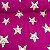 Viscose Estampada Fundo Rosa com Estrelas - Imagem 2