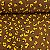 Liganete Estampada Fundo Bege com Manchas Amarelas e Pretas - Imagem 1