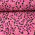 Liganete Estampada Fundo Rosa com Manchinhas Pretas e Florzinhas - Imagem 1