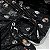 Suplex Estampado Fundo Preto Coffee - Imagem 2