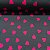 Suplex Estampado Fundo Preto com Corações Rosa - Imagem 1
