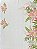 Viscose Barrada Estampada Floral Verde e Rosa 1,35x1,70m - Imagem 2