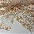 Tule Bordado 3D London Champagne - Imagem 5
