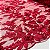Tule Bordado 3D London Vermelho - Imagem 1