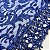 Tule Bordado Pedraria Azul - Imagem 3