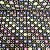 Soft Estampado Floral Liberty e Geometrico Preto - Imagem 1