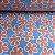 Soft Estampado Floral Havaiano Fundo Azul - Imagem 1