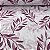 Percal Estampado 180 Fios Folhas Rosa - Imagem 1