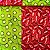 Tricoline Digital Barrado Frutas - Imagem 2