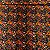Tricoline Digital Floral Fundo Preto Colorido - Imagem 1