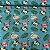 Tricoline Digital Flamingos - Imagem 1