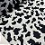Pelúcia Velboa Estampada Vaca Malhada - Imagem 5