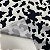 Pelúcia Velboa Estampada Vaca Malhada - Imagem 4