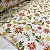 Tricoline Estampada Floral Girassól Fundo Branco - Imagem 2