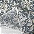 Waterblock Estampado Flores Geometricas em Azul - Imagem 2