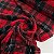 Fleece Estampado Xadrez Vermelho Classico - Imagem 1