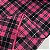 Fleece Estampado Xadrez Rosa - Imagem 2