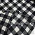 Fleece Estampado Xadrez Preto e Branco - Imagem 3
