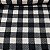 Fleece Estampado Xadrez Preto e Branco - Imagem 2