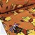 Ultra Fleece Estampado Ursinho Pooh Fundo Laranja - Imagem 2