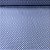 Tricoline Estampado Petit Poá Miudo Fundo Azul Jeans - Imagem 1
