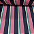 Suplex Estampado de Poliamida Santa Constância Listras Azul Marinho, Rosa Nuvem, Rosa, Verde - Imagem 1