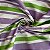 Popeline Impermeável Listrada Verde Com Lilás - Imagem 1