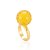 Anel Bubble Bouquet Ouro Cristal Girassol - Imagem 1